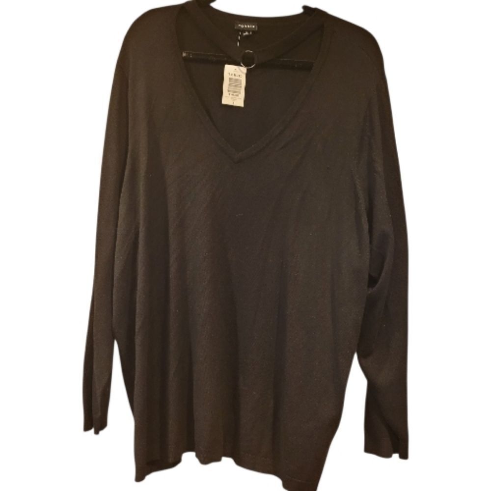 NWT Torrid Black‎ Choker Sweater Size 5X